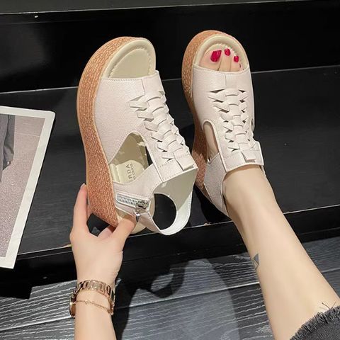 Baotou half slippers for going out with diamond low-heeled sandals with stilettos for women