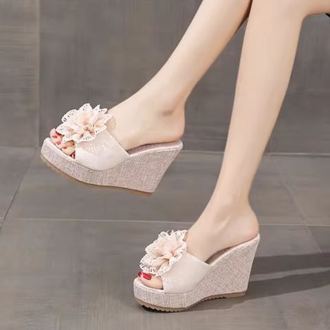 Baotou half slippers for going out with diamond low-heeled sandals with stilettos for women