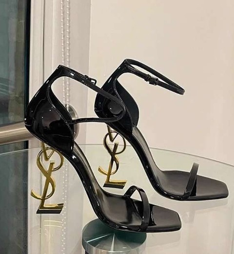 Beautiful high heels stilettos letter heels sexy one-strap non-tiring sandals for women