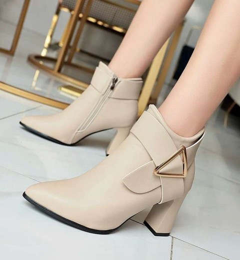 Chelsea boots high heels  trendy shoes all-match super slim short boots