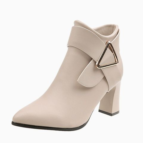 Chelsea boots high heels  trendy shoes all-match super slim short boots