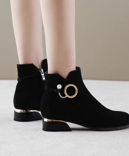 Large size women's boots 2025 short boots Martin boots for women