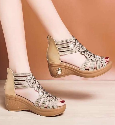 Versatile women's shoes new style casual breathable sandals for women suede zipper