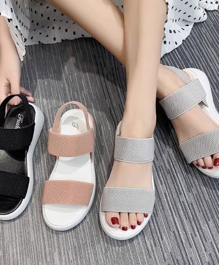 Sports sandals for women elastic students wear fairy style Roman beach shoes
