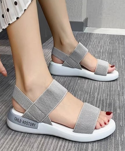 Sports sandals for women elastic students wear fairy style Roman beach shoes