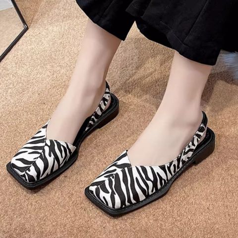 New low-heeled Roman shoes for women with skirts in summer