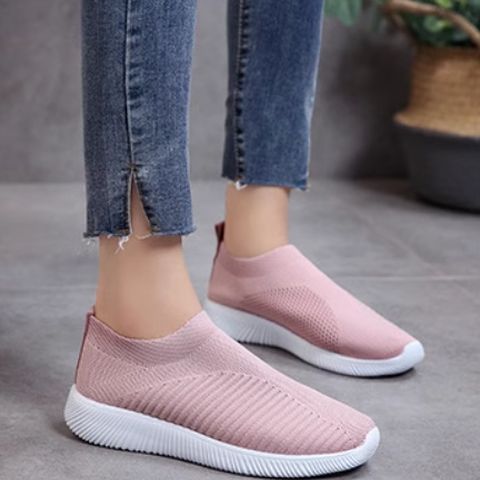 One-step women's breathable sports low-top casual shoes single shoes