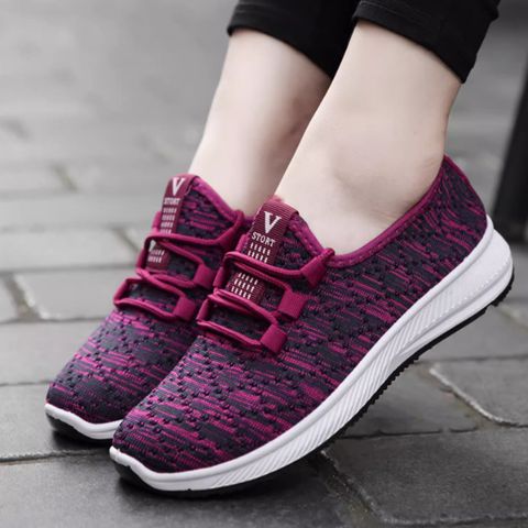Fashionable, non-slip, soft sole, lightweight, for working middle-aged walking shoes for the elderly