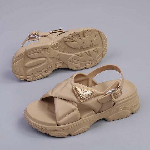 Fttilop & colsi joint iron brand slippers cross strap sandals