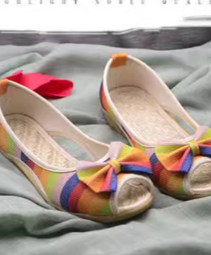 Fish mouth old Beijing cloth shoes breathable non-slip lightweight sandals