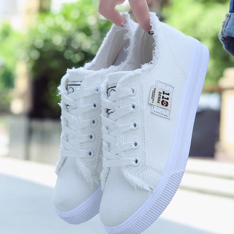 New spring and autumn canvas shoes for students casual versatile flat bottom versatile niche