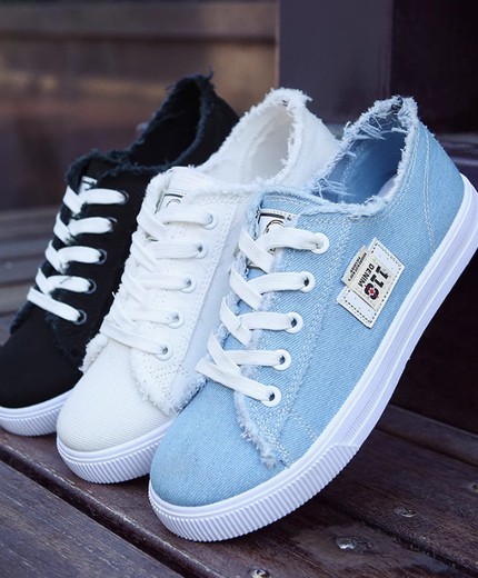 New spring and autumn canvas shoes for students casual versatile flat bottom versatile niche