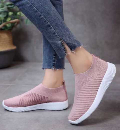 One-step women's breathable sports low-top casual shoes single shoes