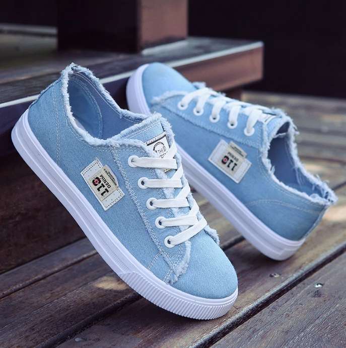 New spring and autumn canvas shoes for students casual versatile flat bottom versatile niche