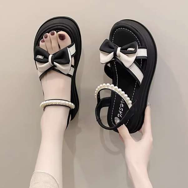 Fairy style thick-soled sandals for women for summer outdoor wear